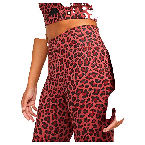 Nike Women's Dri-Fit One Animal Printed Midrise Leggings (As1, Alpha, L, Regular, Regular, Cedar, Large) #TOP2