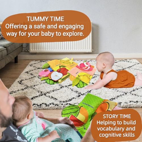 chochumy Baby Crinkle Books 0-6-12 Months Infant Toys Newborn Girl Boy Gift — view 5