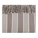 Acomoda Textil – Colcha Multiusos para Sofá y Cama. Mandala con Flecos para Jardín, Playa y Piscina 210x240 cm. Tapiz Decorativo Pared, Manta Foulard Práctica, Cómoda y Grande. (Camel)