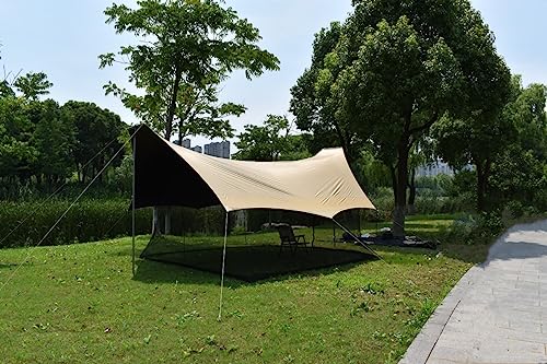Canopy Tent with Net 13x11 feet Canopy Tent Screen Black Mesh Sunshelter Comes with Net