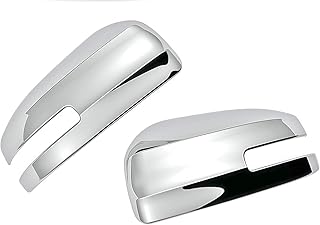 バックミラー カバー「デリカミニBA1A/BA2A/BA5A/BA6A型 に対応 」外装カスタムパーツ カスタムパーツ 外装ドレスアップ サイドミラー バックミラー カバー ドアミラー フレーム サイドミラー ガーニッシュ 2枚 三菱専用設計商品 ABS製 (鏡面仕上げシルバー)