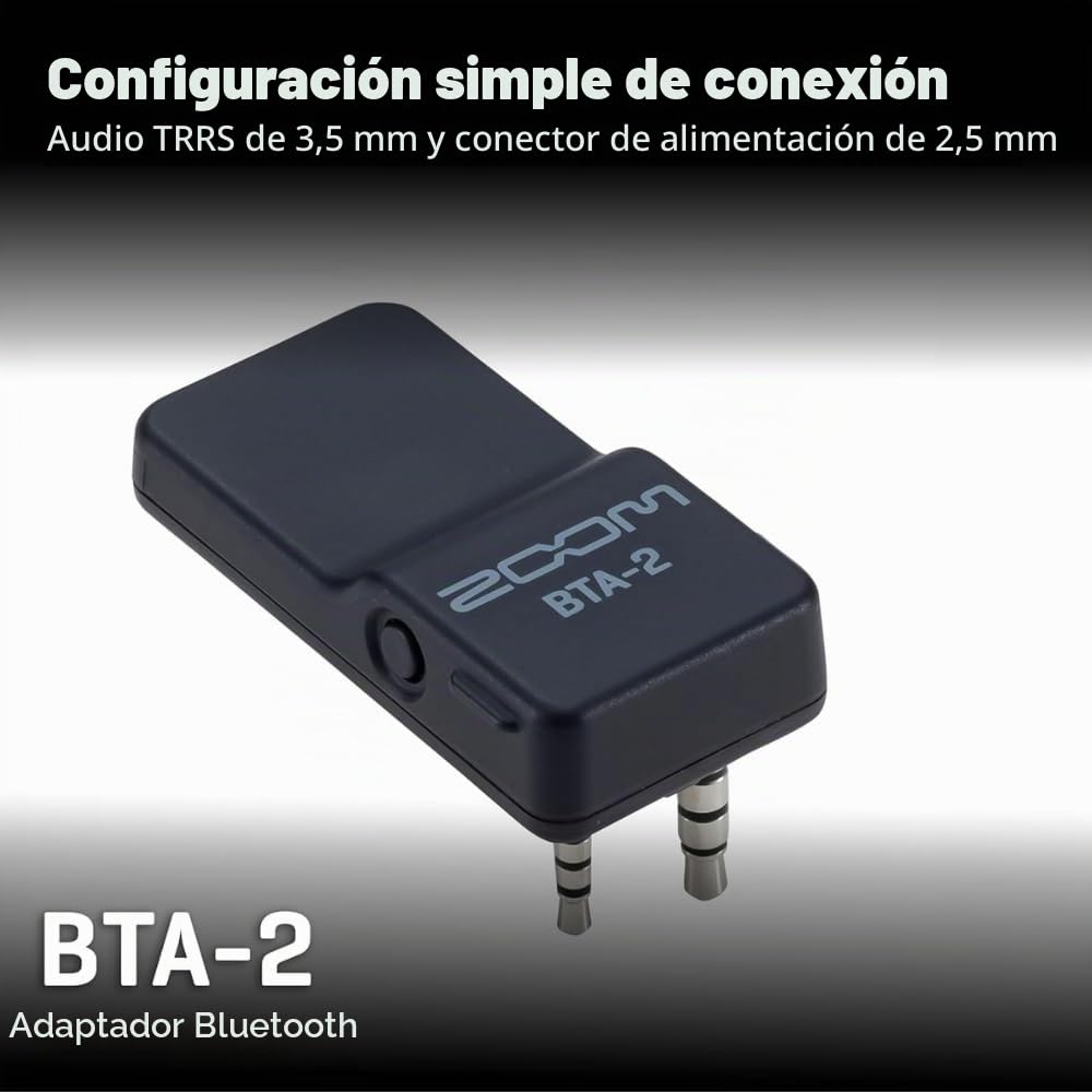 Zoom - BTA-2 - Adaptador de audio Bluetooth para Zoom P4 y P8