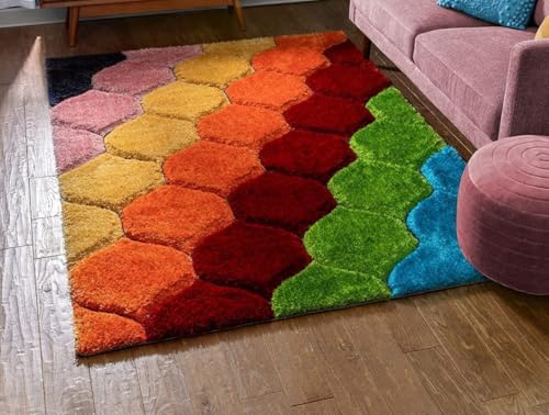 Image of Royal Look Edition Large 60 X 96 Inch Carpets for Home | Premium Shaggy Fur Rug Runner | Anti-Skid Bedroom Carpet |Premium Living Area Office Sofa Room (5X8 feet)