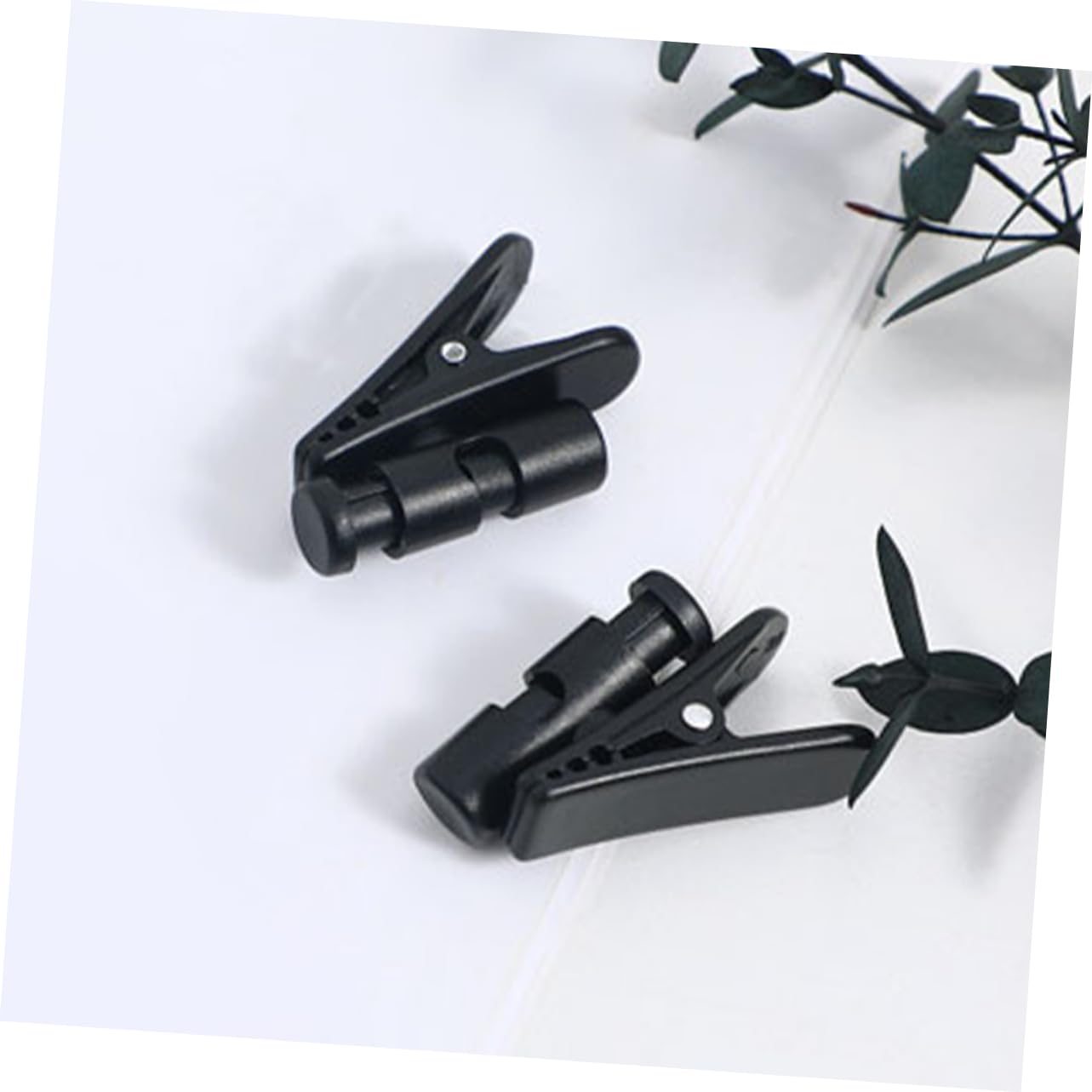 Toyvian, 2 шт. Зажимы для наушников, поворотные зажимы для крепления проводов и микрофонов, удобные в использовании, из прочного пластика