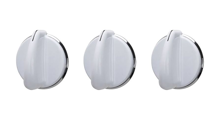 Amazon.com: 3 NEW Washer Knob for GE 175D3296P001 White