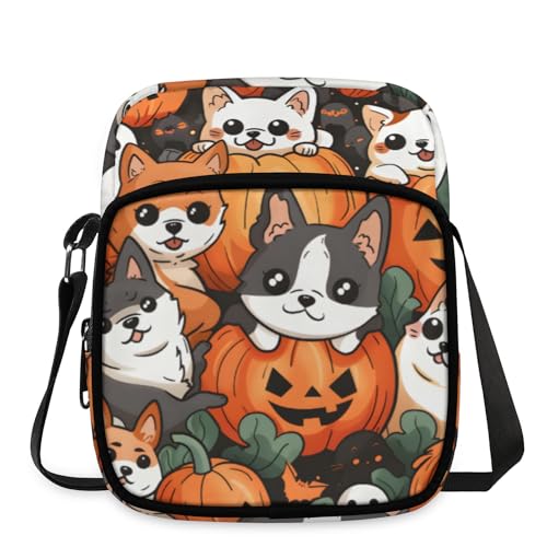 Halloween Style Pattern Mini Lightweight Crossbody Bag Casual Shoulder Handbag Design Portable Small Backpack Trvel,Style 8