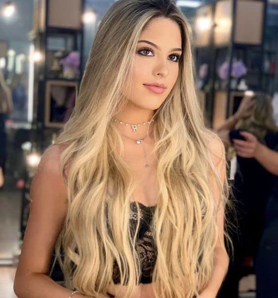 【RE】Hetto Blonde Nano Ring Human Hair Extensions Gloden Blonde Highlight Medium Blonde Remy Straight Nano Beaded Pre Bonded Hair Extensions 18 Inch 50 Strands 50g