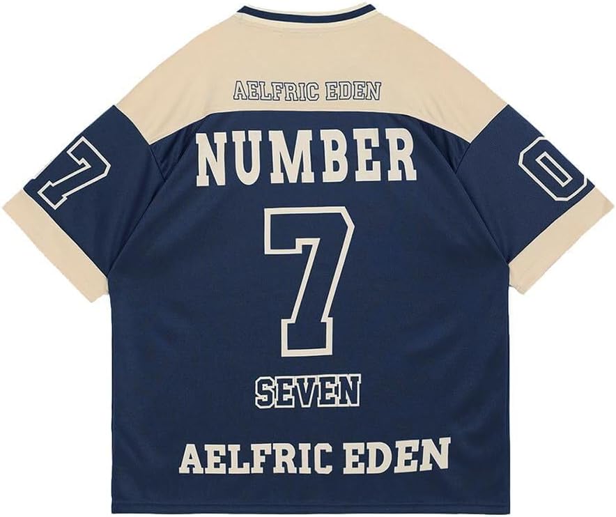 Aelfric Eden 90s Oversized T Shirts Unisex Graphic Jersey Printed Casual Tees Streetwear Vintage Summer Top Tshirt - Image 5
