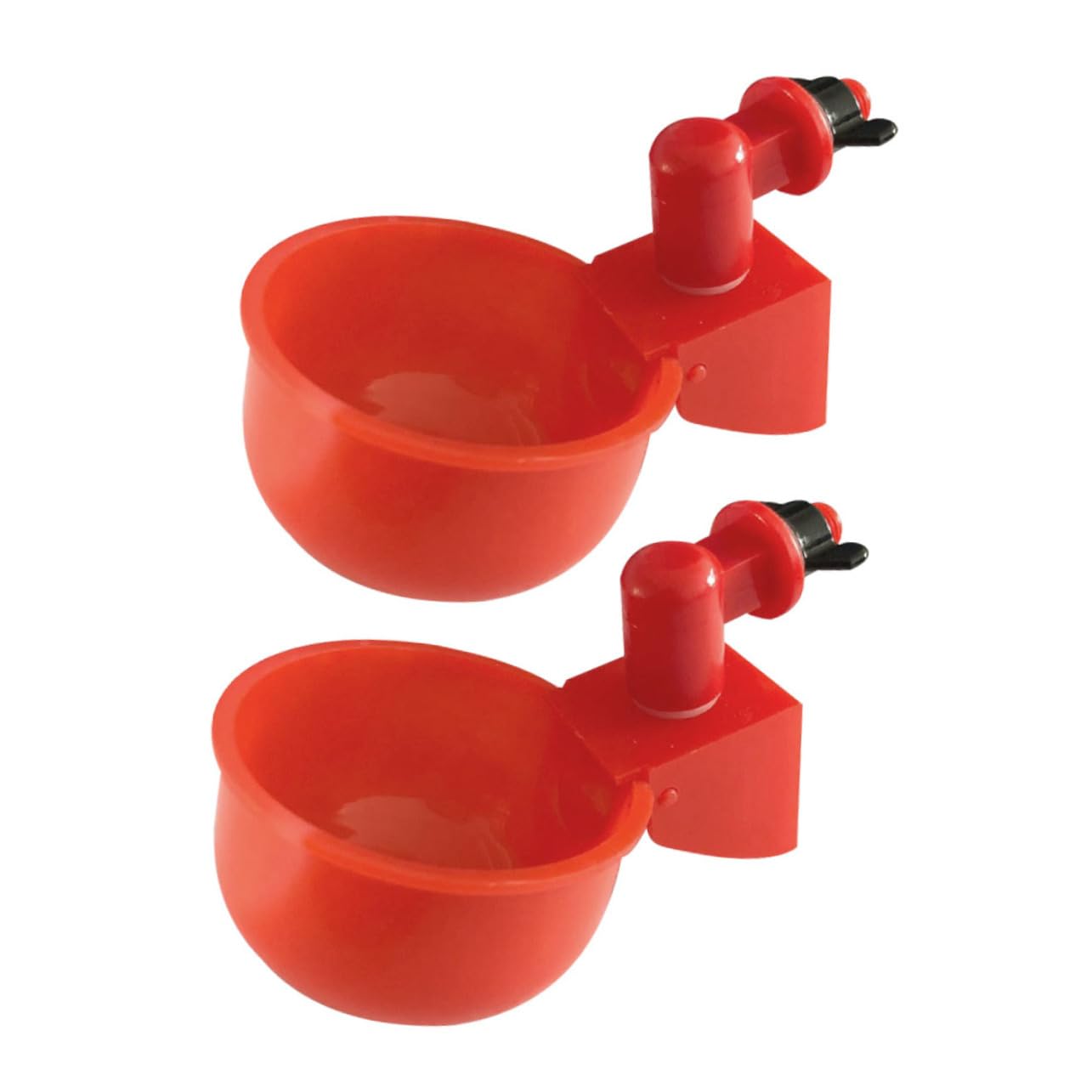 Abaodam 2pcs Automatic Drinking Bowl Chicken Water Feeders Bird Water Feeders Quail Cups