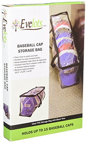 Baseball Cap Hat Storage Bag Zipper Shut Organizer