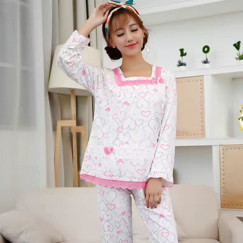 YHWW Pijamas de Verano,Conjuntos de Pijama Mujer Peter-Pan Collar Sweety Girls Homewear Pijamas Ocio...