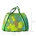 Leberna Large Beach Bag with Zipper Lightweight - Beach Toy Mesh Bag for Swimming Pool Sand Toys Green