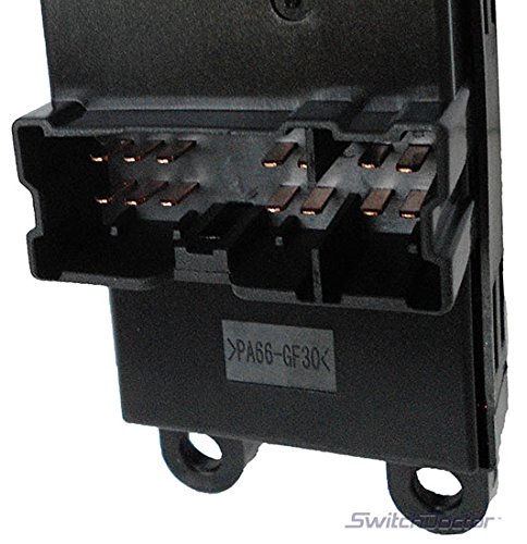 Miniatura 3 de SWITCHDOCTOR Interruptor maestro de ventana para Nissan Quest 1999-2002 (4 ventanas) (Portland oscuro)