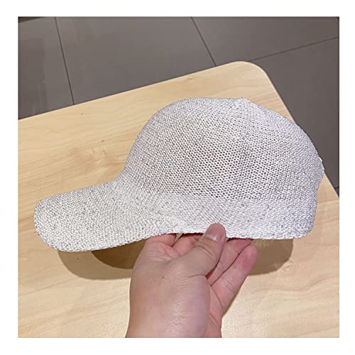 Eohak Women Men Baseball Hat Breathable Full Mesh Trucker Hat Summer Outdoor Sports Hat Travel Hat White #TOP5