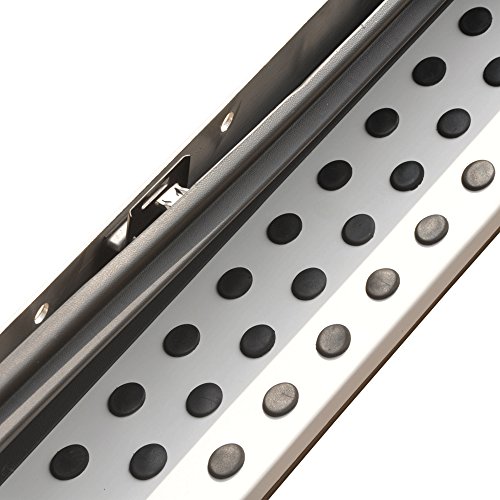 Estribos aluminio negro y plata para Mercedes Benz X164 miniatura 7