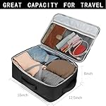 Sowaovut Travel Laptop Backpack, Extra Large High School College Backpacks, Flight Approved Daypack Business Bag Fit 17.3 inch Laptop for Men Women (Black) - Image 3