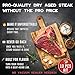 Dry Age Bags for Meat, Easily Create DIY Aging at Home, No Vacuum Sealer Required. Breathable Membrane Kit for Beef 4pcs. 10x20 in (25x50 cm) 2-12 lb 1-5 kg - Artisan Meat LAB