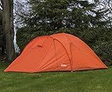 Andes Orange 4 Person Man Berth Double Skin Camping/Festival Dome Tent - Image 2