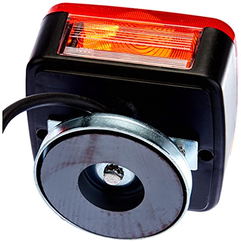 Berger + Schröter 20125 Anhängerbeleuchtung 3 Kammern mit Magnethalter, 9 x 9 cm