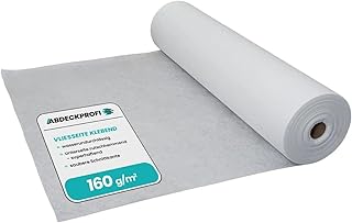 Abdeckvlies selbstklebend – 160 g/m² - 0.65m x 50m (32,5m²), Renovierungsvlies, Malervlies, Abdeckvlies selbsthaftend, Treppenvlies