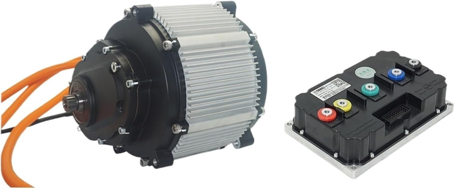 SIA200-50 12kW Peak 26kW 92N.m PMSM Motor with 1:2.04 Gear Ratio IP67 Motor with ND721200B for Electric Motorcycle