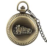 Exquisites Aussehen: Einzigartiges 3D-Design mit Dampflokomotive Bahnbahn-Muster. Antiker Stil, sieht smart, Vintage und modisch aus.