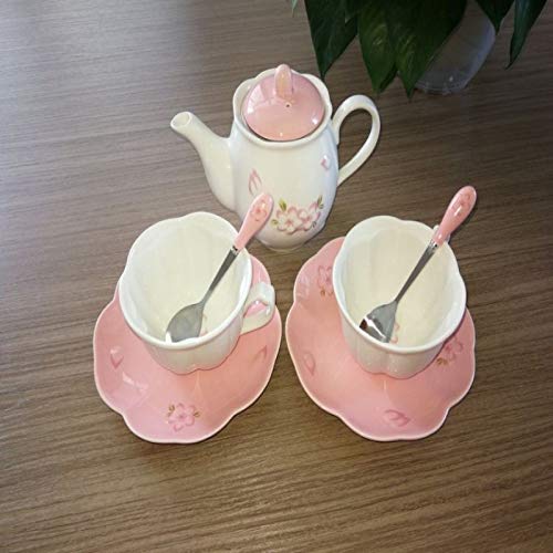 FFDGHB Juego De Té Juego De Taza De Tetera Juego De Té RúStico Cafetera De CeráMica Juego De Taza De Café Regalo Novedoso Y Alegre