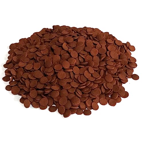 BIG KAHUNA TROPICAL FISH 8 mm Red Sinking Wafer - Sinking Algae Wafers That Provides Balanced Diet for Plecos, Snails, Cory Cats, Catfish, Shrimp, and Crayfish (2 Pound)