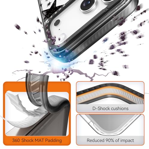 Coque iPhone Pro antichoc 2m Rosarnnah 17BS pour éviter les bris d'écran à l'usage