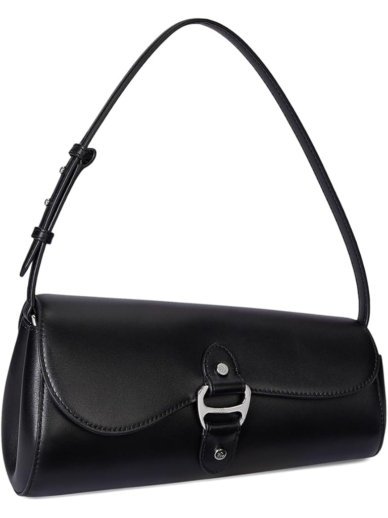Black Lauren Ralph Lauren Leather Medium Tasha East-west Shoulder Bag