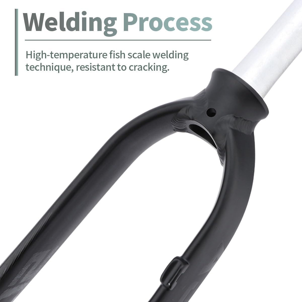 26"/27.5"/29" Mountain Bike 1 1/8" Straight Tube Threadless Rigid Fork QR Disc Brake Hard Forks Aluminum Alloy Front Fork