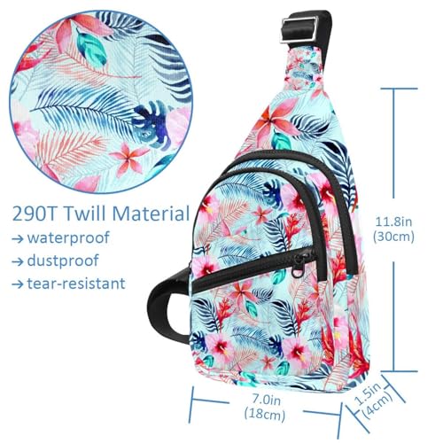 Mochica cruzada impermeable violeta con estampado de lavanda para viajes cómodos 5