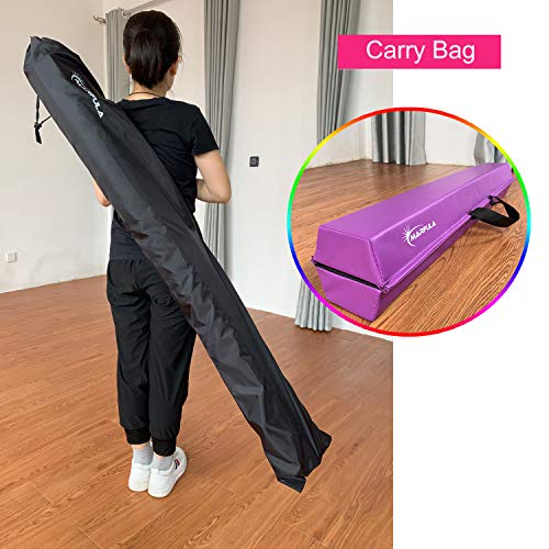 6 FT / 8 FT / 9 FT / 10 FT Balance Beam Folding Floor Gymnastics Equipment for Kids, Non Slip Base, Gymnastics Beam for Training Home Gym Use - Image 7
