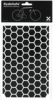 RydeSafe Reflective Decals - Hexagon Kit - Large (Black)