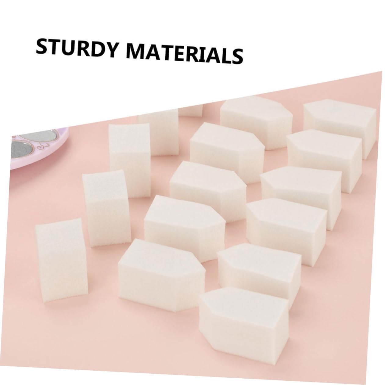 Didiseaon 400 Pz Strumenti per il trucco usa e getta puffs di maquillaggio sintetici kit del make up usa e getta soffio in faccia sbuffi di fondotinta lattice sintetico bianca