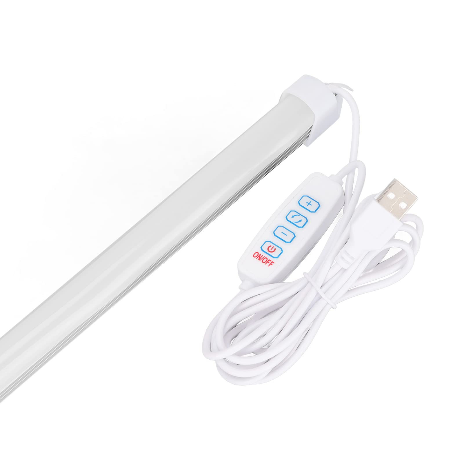 Oświetlenie podszafkowe, wtyczka USB Funkcja pamięci oświetlenia LED do szafy, możliwość przyciemniania Ochrona oczu 3-kolorowa lampa LED na ladę, supercienka ściemnialna lampa warsztatowa, oświetleni