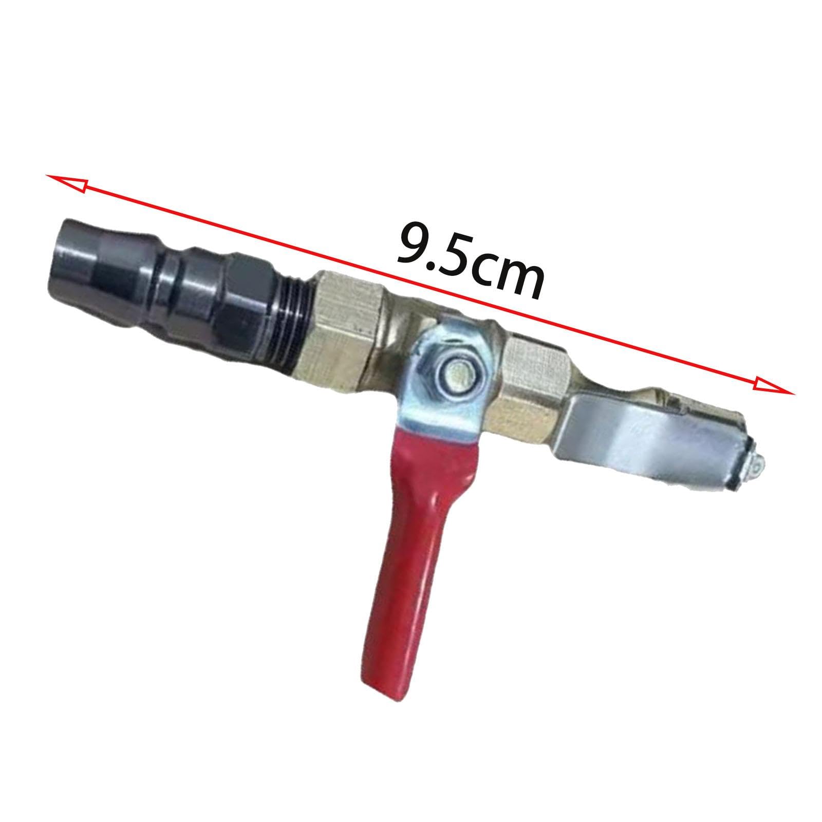 Set di 6 Ugelli per Il Gonfiaggio di Pneumatici con Raccordo Rapido in Metallo per Un Utilizzo Preciso E Controllato con Il Compressore D'aria per, 5 pezzi