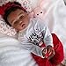 CHAREX Reborn Baby Dolls - Black, 22 inches Newborn African American Realistic Lifelike Baby Dolls for Kids Age 3+