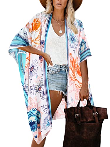 Image of Breezy Lane Kimonos for Women Swimsuit Coverups Beach Cover Up Swimwear Cardigan Summer