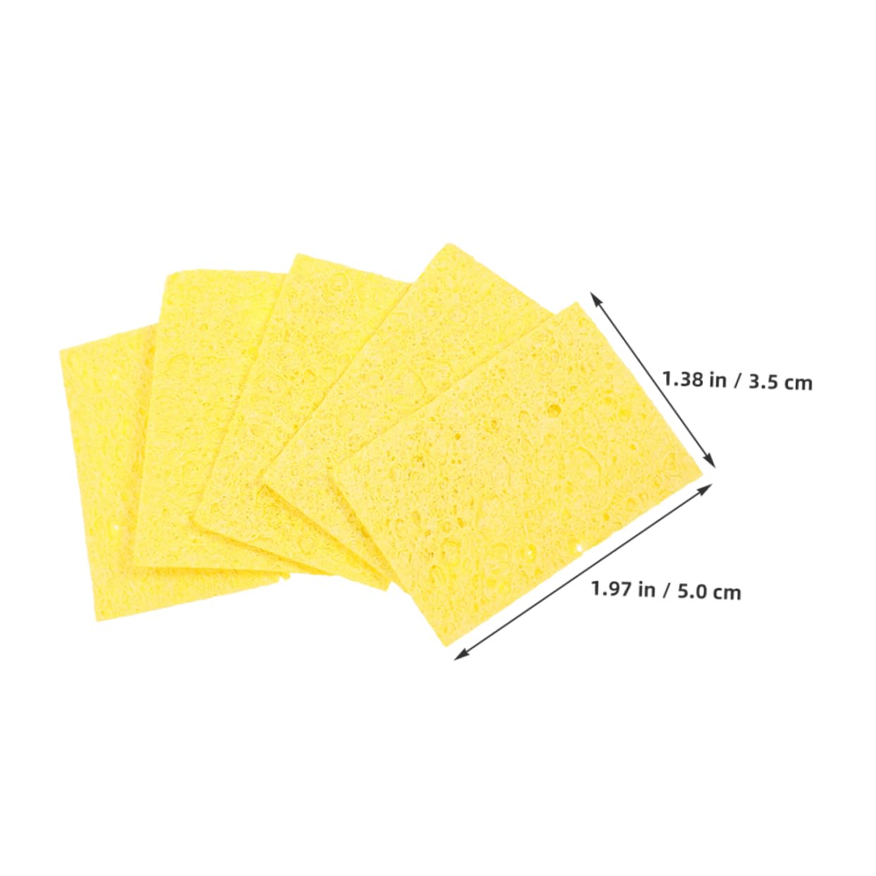 Zerodeko Soldering Tools 10 Soldering Iron Tip Cleaning Pads High Absorbent Sponge Pad