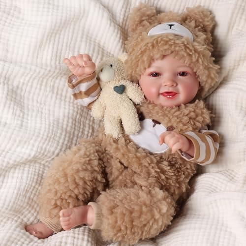 Muñeca BABESIDE Reborn Mia 17 pulgadas realista miniatura 4