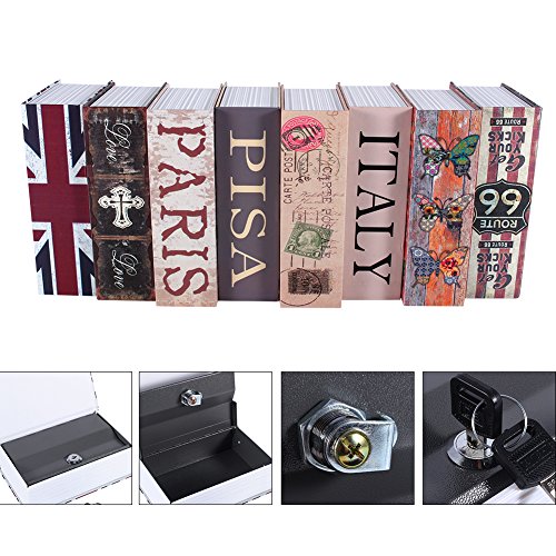 Coffre-fort dictionnaire à code pour bijoux et argent, rose - 7