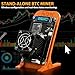 LinToButy Open Source Bitaxe Gamma 601 Bitcoin Miner - 1-1.2TH/s BM1370 ASIC Solo Miner, Home Crypto Low Power Mining Machine with 2.4G WiFi, OLED Display & Remote Management - Orange-Red