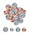 Dowling Magnets Magnet Math Magnetic Coins, Set of 72, Multicolor, 5