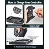 Lictin Cooling Fan Charging Station for Xbox Series X Console & Controller, Upgraded 4 Cooler Fan System Stand, Vertical Dual Charger Station Dock Accessories with 2 x 1400mAh Rechargeable Battery