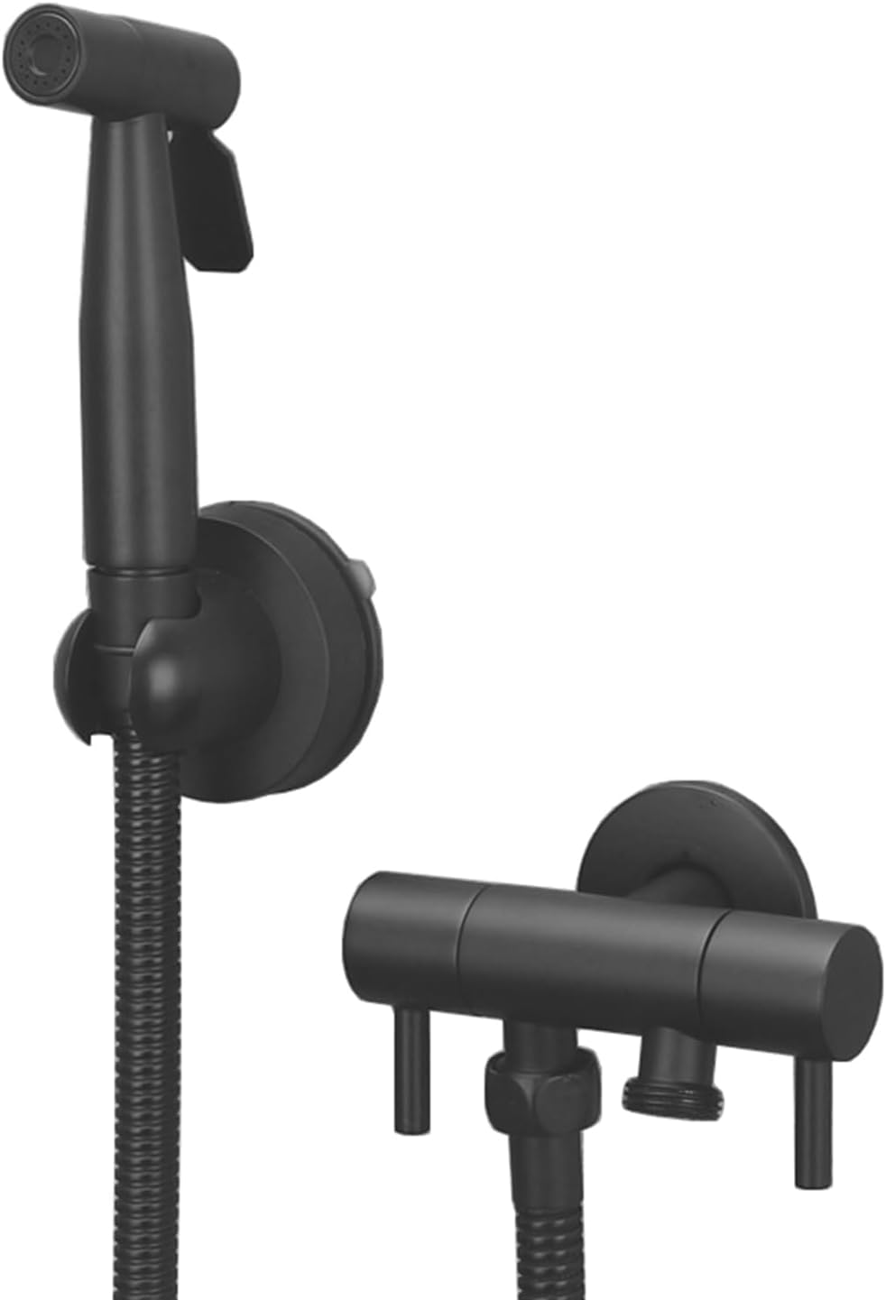 Portable Bidet Sprayer Matte Black Toilet Hand Shower Kit Handheld Bidet Sprayer Bidet Sprayer Copper Multi-Function Pressure Flush