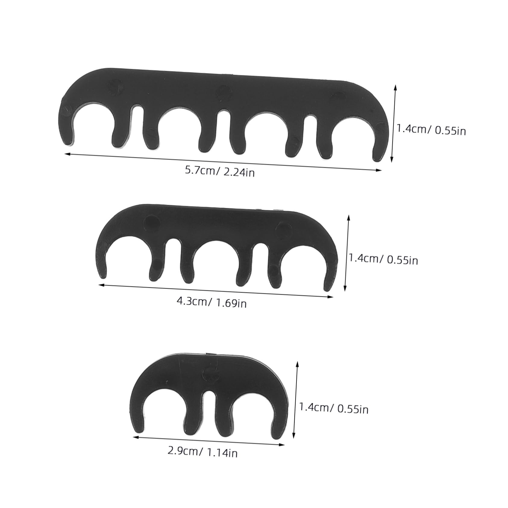 Cabilock 6pcs Spark Plug Wire Separator Plastic Cable Organizers for Ignition Wires Enhance Engine Management Compatibility for Various Vehicle Models
