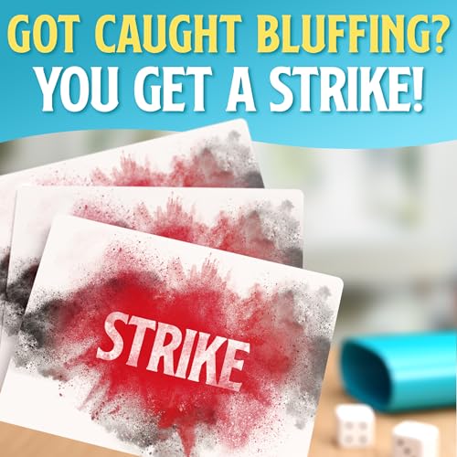 Bamboozled - A Hilariously Fun Bluffing Dice & Card Game. Family-Friendly Party Game for Kids, Teens & Adults. Fast and Easy to Learn - Thumbnail 4