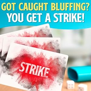 Bamboozled - A Hilariously Fun Bluffing Dice & Card Game. Family-Friendly Party Game for Kids, Teens & Adults. Fast and Easy to Learn Bamboozled A Hilariously Fun Bluffing Dice Card Game Family Friendly Party Game for Kids Teens Adults Fast and Easy to Learn