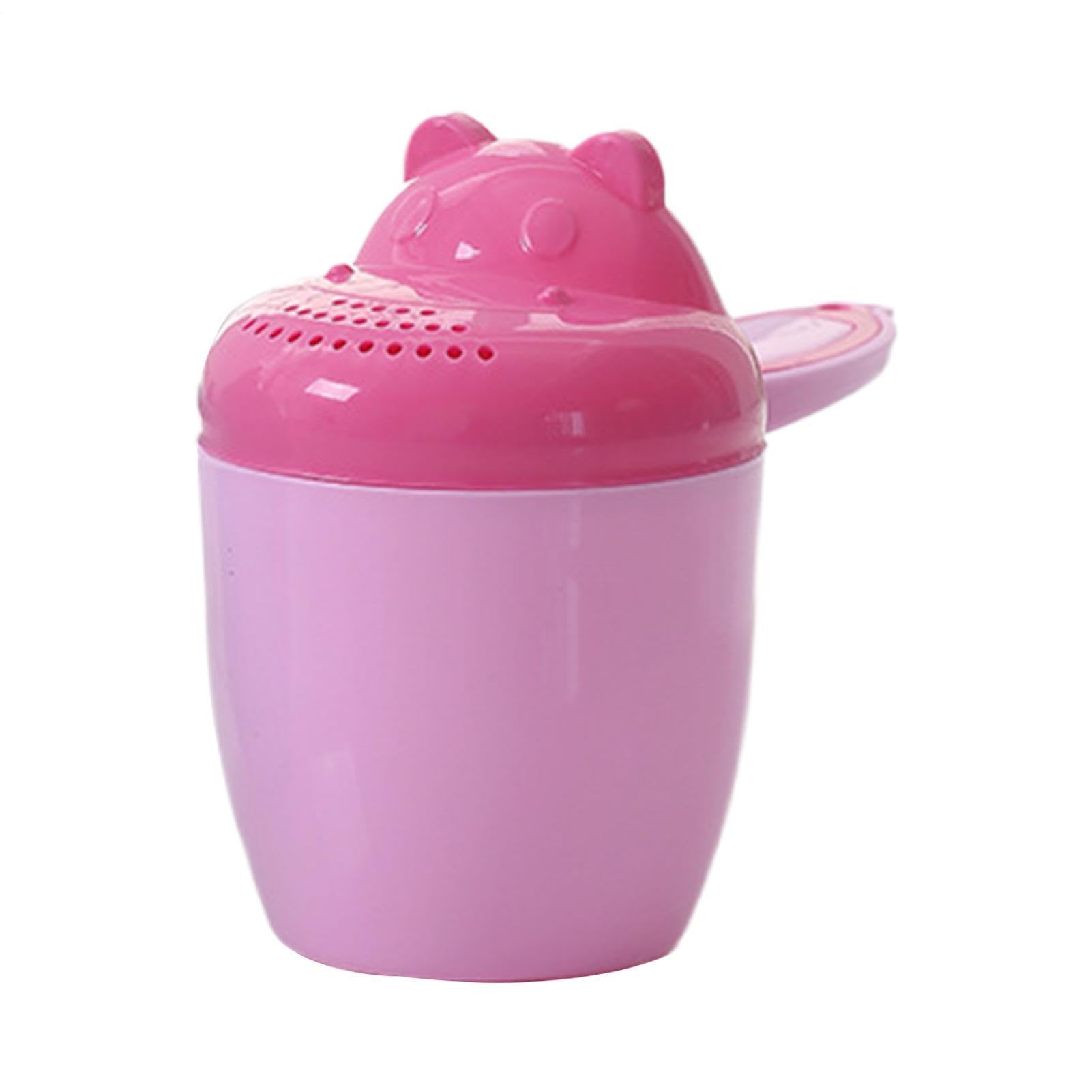 Child Bath Rinse - Children Cartoon Bucket, Safe Shampoo Pourer, Hair Washing Cup, Shower Bathing Time Accessory, Kids Bathtub Bathroom Tool, Daily Fun Bath Necessary 8.27x6.3x4.13 Inches